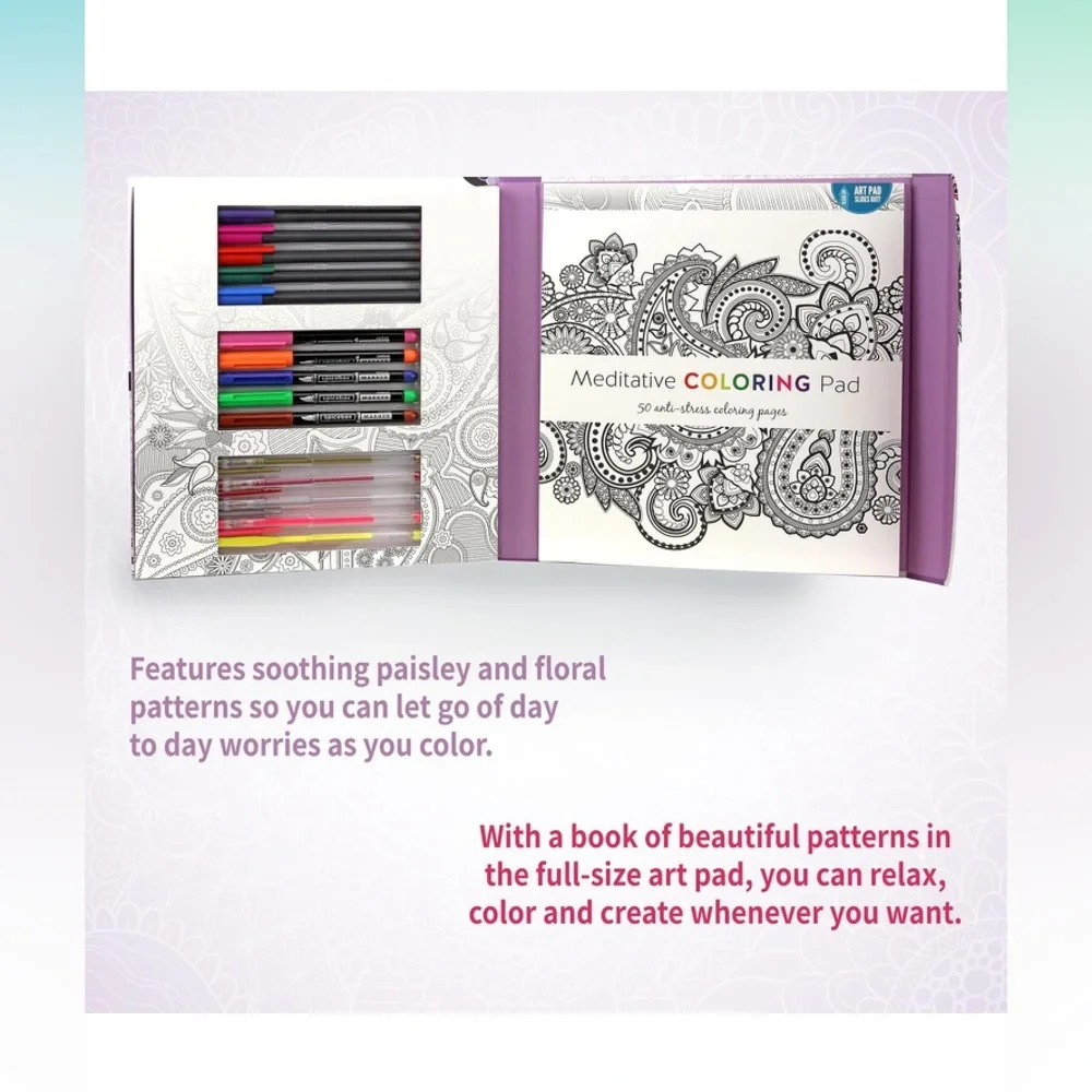 SpiceBox Meditative Coloring Kit - Picture 3 of 6